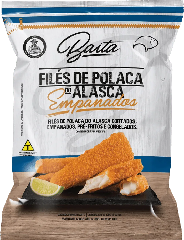 Filés de Polaca do Alasca Empanados Baita