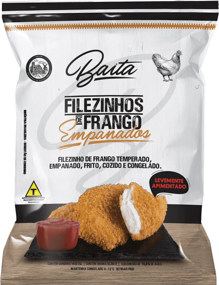 Filezinhos de Frango Levemente Apimentados Baita