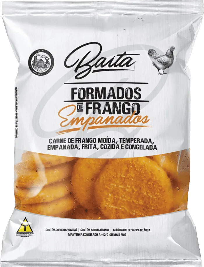 Formados de Frango Empanados Baita