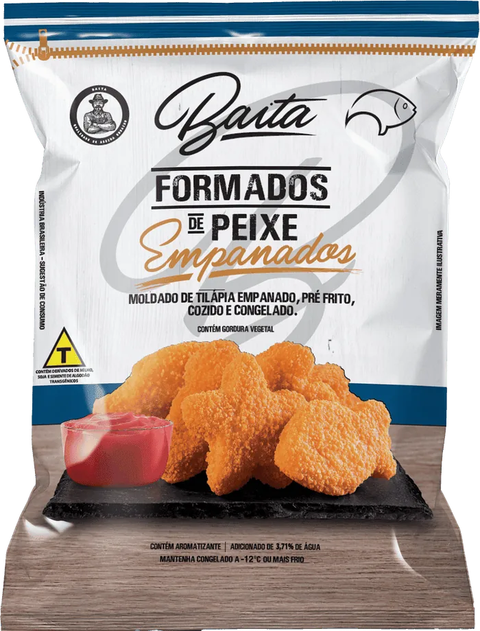 Formados de Peixe Empanados Baita