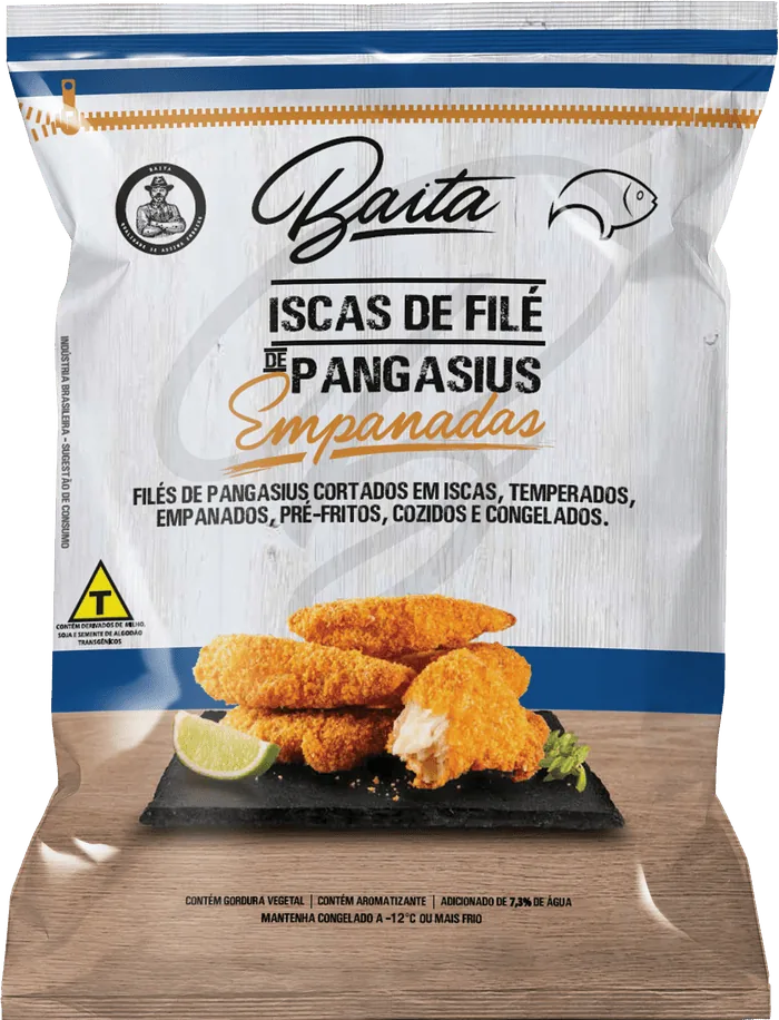 Iscas de Filé de Pangasius Empanadas Baita